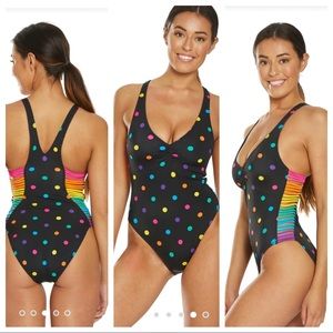 New! Coco Rave Twister Paula Strappy One Piece Swimsuit